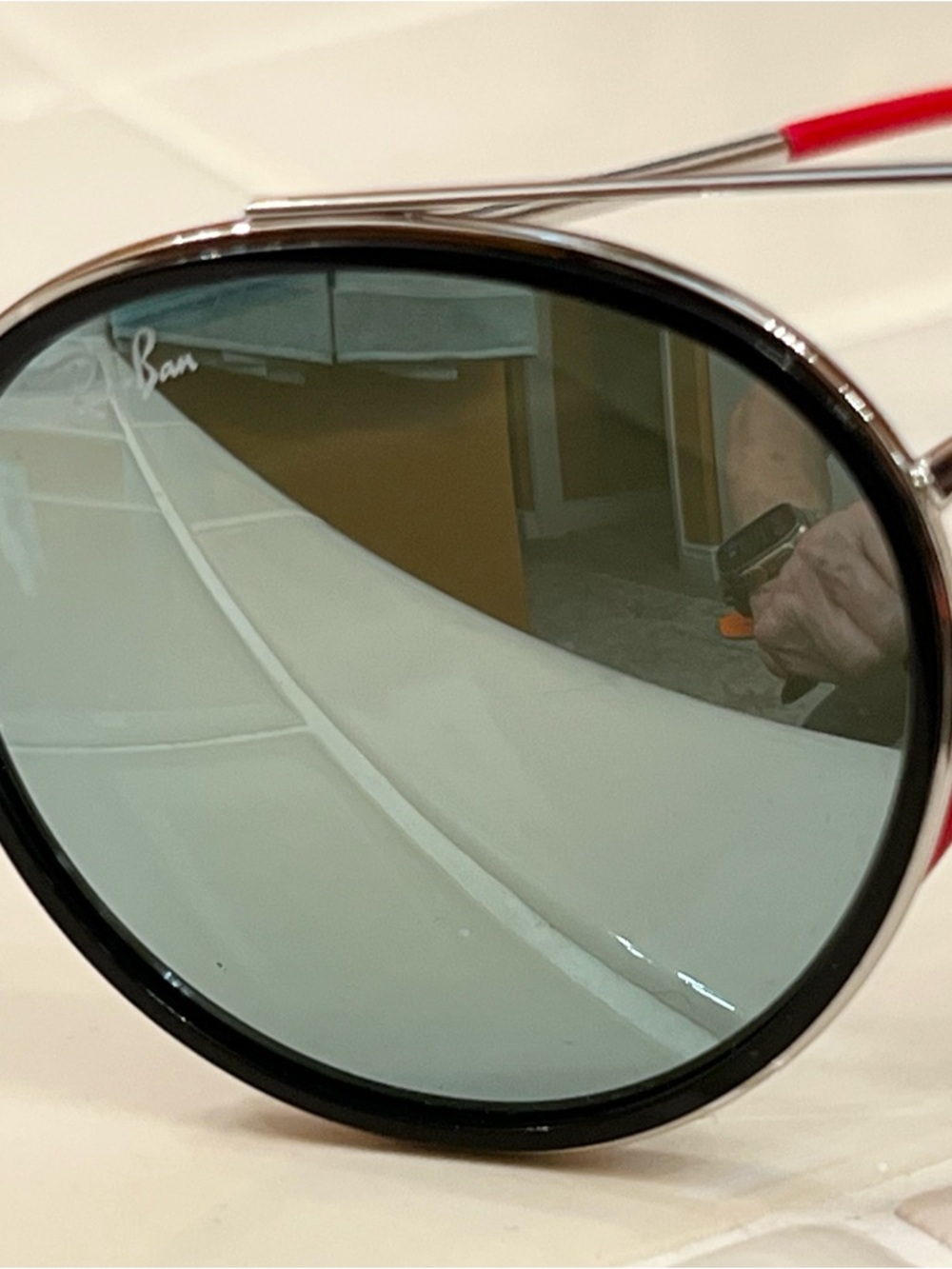 Rayban Sunglasses, Ferrari Collab, Mirrored lenses, Metal Frames - Picture 6 of 12